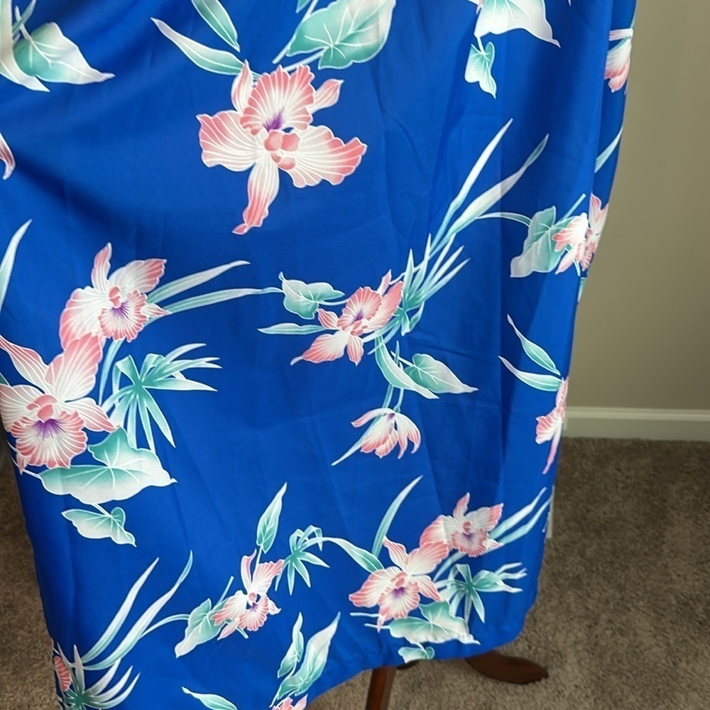 Vintage Kailua Sportswear Hawaiian Sleeveless Floral Dress Size 2XL GUC - Picture 15 of 17